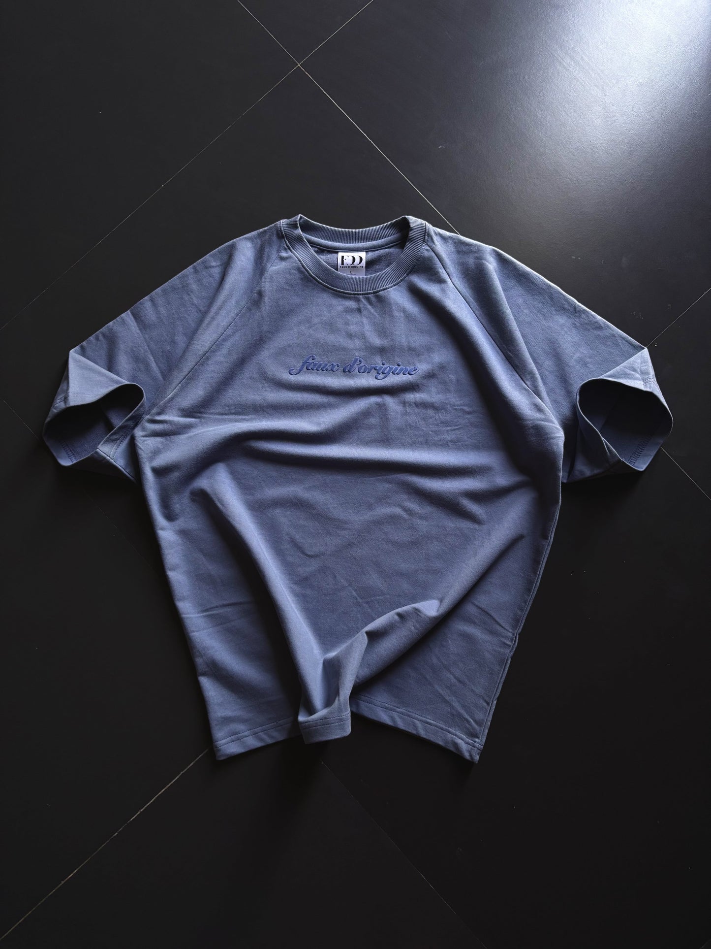 The Harbor Blue Solid Tee