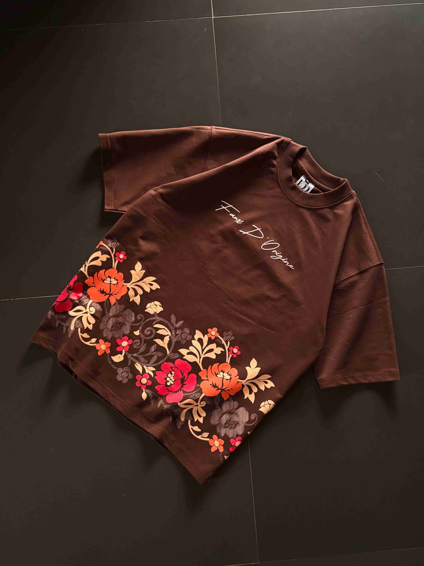 The Mocha Blossom Tee